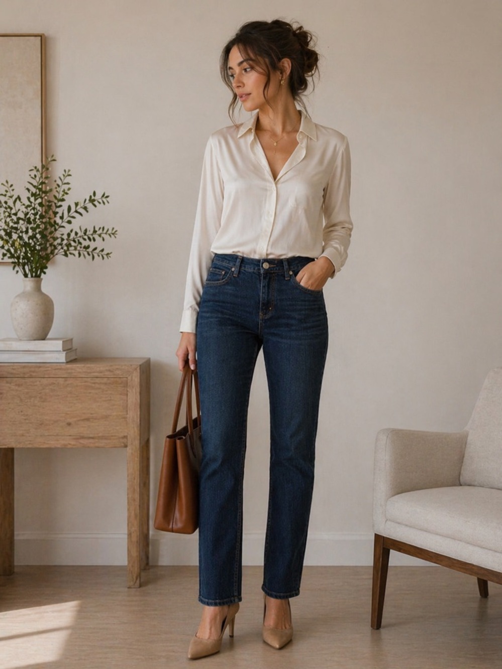 Riders Lee Western Cowgirl Classic Fit Straight Leg Jeans Size 12 Stretch Denim